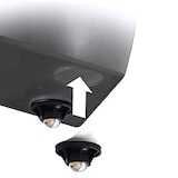 thumbnail of WellHome - Pack 3 Macetas Altas 11,4/26,6/49 Litros Urbi Square De Plastico En Color Antracita Con Deposito