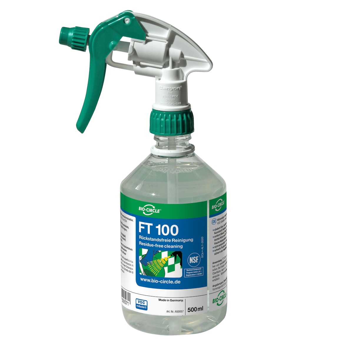 FT 100 Box - 20 rPET Flaschen à 500 ml +10 Sprayer