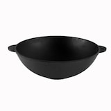 thumbnail of Wok Ø28 cm Wokpfanne 3,7 L Bratpfanne Gusseisen Glasdeckel Kasan Asia Schmortopf Grill