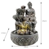 thumbnail of Brunnen LED Buddhafigur Kaskaden Zimmerbrunnen H: 25cm Tischbrunnen
