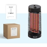 thumbnail of BRASQ Terrasverwarmer Elektrisch staand - Tafelmodel - 1200W - 2 standen – Zwenkfunctie - Heater – Spatwaterdicht - Verwarming Voor Binnen/ Buiten
