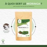 thumbnail of Moringa Bio - 100% Feuilles de Moringa Oleifera en Poudre - Glycémie - Origine Kenya - Conditionné en France - Vegan- Certifié Ecocert - 300g