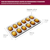 thumbnail of Gobel - Plaque 12 madeleines - fer blanc - 395 x 200 x 17 mm - 164710