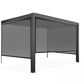 thumbnail of Pergola bioclimatique adossée 3x4m et 3 stores