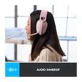 thumbnail of Logitech Zone Vibe 100 Over-Ear Headset Rosé - for Work & Play, 20Std. Akku