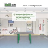 thumbnail of Werktisch Untergestell Stahlgestell Paar Traglast bis 200 kg Paar grün