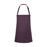 thumbnail of Short Bib Apron Basic with Buckle and Pocket: One Size / Anthracite