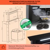 thumbnail of Klarstein Royal Flush Eco Dunstabzugshaube 60 cm 576 m³/h A+ Schwarz