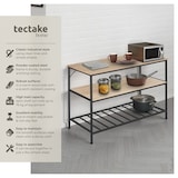 thumbnail of tectake Scaffale da cucina Akeley - Industriale legno chiaro, rovere Sonoma - 404440