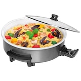 thumbnail of Clatronic Partypfanne PP 3570 C, Ø 42 cm, Tiefe 9 cm, Pfanne keramikbeschichtet, abnehmbare Zuleitung mit stufenlos regelbarem Thermostat, 1500 W