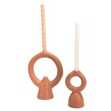 thumbnail of Chandelier nature 18  cm -  Orange Rond Grès Amadeus 10.50x8.00 cm