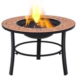 thumbnail of vidaXl Feuerstelle Mosaik Keramik Terracotta 68 cm