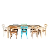 thumbnail of Biscottini Cadeira de madeira 44x47x88 - Cadeiras de restaurante - Cadeira de sala de jantar - Cadeiras de cozinha - Cadeiras de jardim Thonet vintage