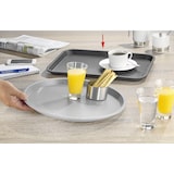 thumbnail of Serviertablett "OHIO", aus Kunststoff, Schwarz, rechteckig, Maße: ca. 41,5 x 30,5 cm, Höhe: 2 cm, spülmaschinengeeignet, stapelbar,