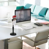 thumbnail of Handyhalterung FLEXMOBI II Tischständer mit Handyklemme ABS Kunststoff schwarz hjh OFFICE