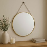 thumbnail of WellHome - Miroir rond mural Ø29cm en couleur dorée