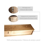 thumbnail of Ócrea Mueble TV flotante con puerta | Consola flotante |