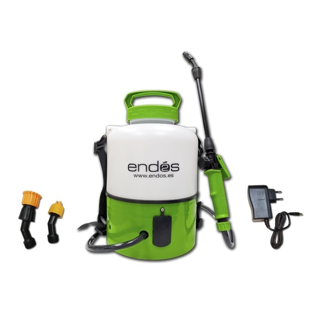 Mochila pulverizadora eléctrica de 5  litros, con batería de 6 V  4. Modelo: MPE002