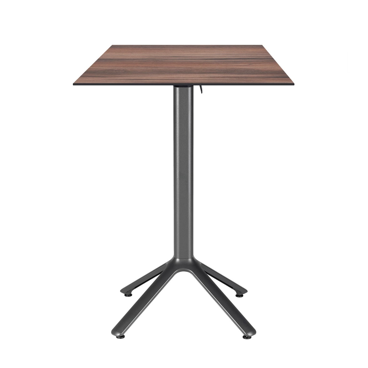 Klappbarer Outdoor- Stehtisch Nemo 60x60cm - Modell Eiche Montagne