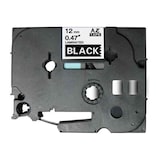 thumbnail of Brother TZe335 Cinta Laminada Generica de Etiquetas - Texto blanco sobre fondo negro - Ancho 12mm x 8 metros