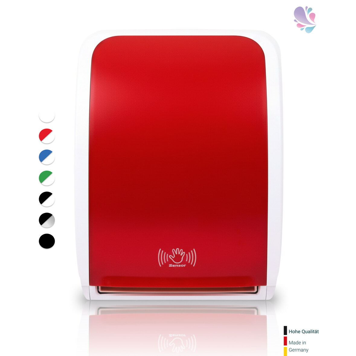 Handtuchspender SENSOR, berührungslos, Blattlängenregulator & weitere Innovationen, Blanc Cosmos