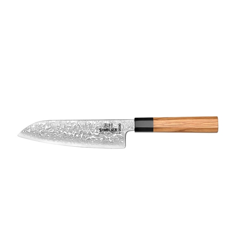 Shimura, Seido Santoku, cucina cm 18 damasco