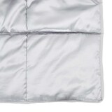 thumbnail of vidaXL Sommerdecke Silber 240 x 200 cm Satin und Mikrofaser