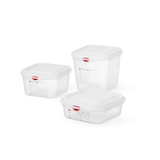 thumbnail of Behälter GN 1/6 Polypropylen, HENDI, GN 1/6, 2,6L, Transparent, 176x162x(H)150mm