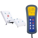 thumbnail of vidaXL Massage-Chaiselongue mit Kissen Weiß Kunstleder