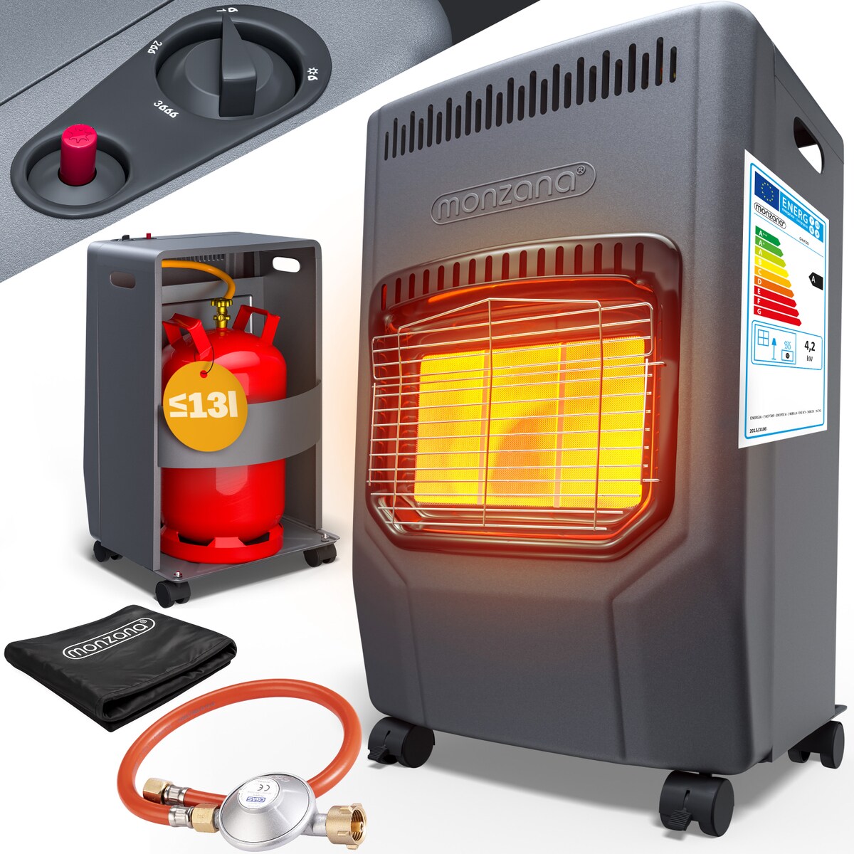MONZANA Gasheizung GH4500 Innenräume
