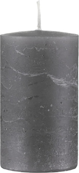 thumbnail of durchgefärbte Rustic Kerzen Grau 80 x Ø 60 mm, 1 Stück