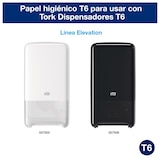 thumbnail of TORK Mid-size® |  Rollo de Papel Higiénico Advanced T6, Blanco (cod. 127530) - Caja 27 ud.