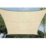 thumbnail of Schaduwdoek, waterdoorlatend, luchtdoorlatend, 3.6 x 3.6 m, 180 g/m², HDPE, vierkant, champagne