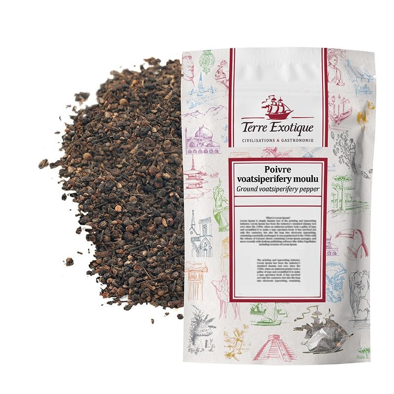 TERRE EXOTIQUE Poivre voatsiperifery moulu, 500 g