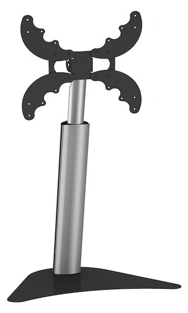 VCM Soporte de TV universal Soporte de TV de aluminio regulable en altura Coscal (Negro|55)