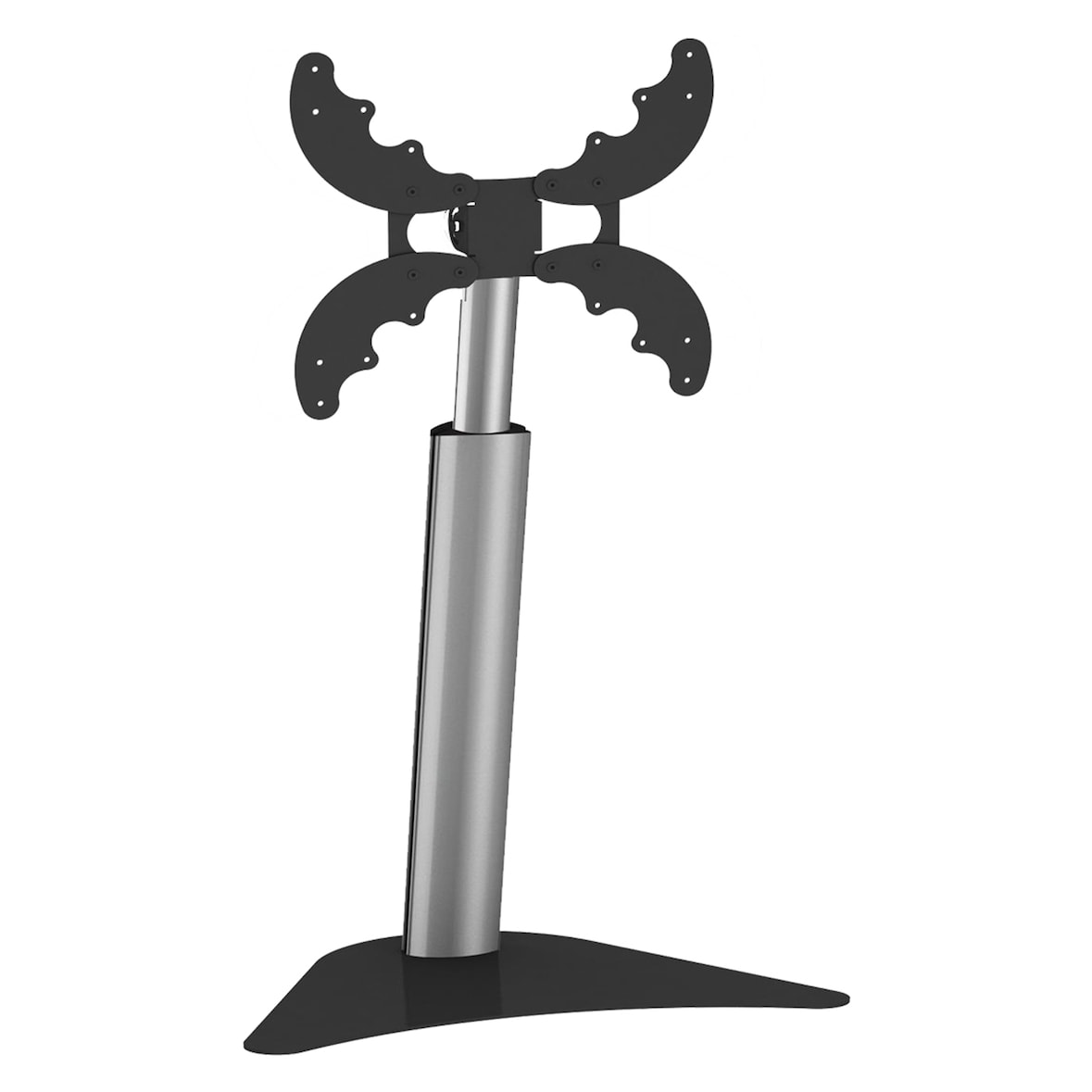 VCM Soporte de TV universal Soporte de TV de aluminio regulable en altura Coscal (Negro|55)