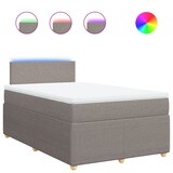 thumbnail of vidaXL Boxspringbett mit Matratze Taupe 120x200 cm Stoff