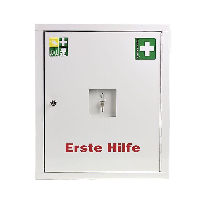 Eurosafe Verbandschrank Norm DIN 13169 weiß