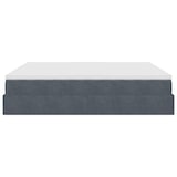 thumbnail of vidaXL Ottoman-Bett mit Matratze Dunkelgrau 160x200 cm Samt