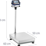 thumbnail of Steinberg Systems - Steinberg Systems SBS-PF-60/2 Balance plateforme Balance industrielle Balance au sol 60 kg / 0,002 kg 400 x 500 x 125 mm Kg/lb