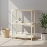 thumbnail of Estante de arrumação modular em plástico polipropileno com 3 prateleiras, 95x60x30cm