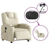 thumbnail of vidaXL Massagesessel Elektrisch Creme Kunstleder