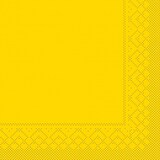 thumbnail of Sovie HOME Serviette in Gelb aus Tissue 33 x 33 cm, 20 Stück - Neutral Unifarben Basic