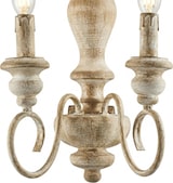 thumbnail of Cascina - Wandleuchte aus weißem und taubengrauem Holz und Eisen, 2 Lichter .25 - P.18 - BL265-AP2-BT