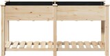 thumbnail of vidaXL Gartenblumentopf Beige 161 x 43 x 76.5 cm Massives Fichtenholz