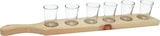 thumbnail of Zirbenleiste für Schnaps mit sechs Gläsern 40.10-023