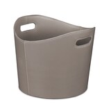 thumbnail of Relaxdays Holzkorb Kunstleder L, stabiler Feuerholzkorb mit Tragegriffen, Brenn- & Kaminholz, Allzweckkorb, dunkelgrau