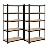 thumbnail of Helloshop26 - Estantería metálica resistente 200 x 100 x 50 cm 5 baldas capacidad de carga total 875 kg (175 kg/balda) baldas 12_0005591