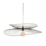 thumbnail of Luminaire Grande Suspension en Métal Noir D 69,5 cm