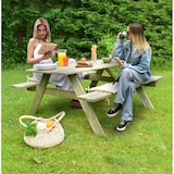 thumbnail of Mesa Picnic Jardín Madera Tratada Autoclave Strong 165, 2 Bancos, 164 x 150 x 75cm 6/8 Adultos, Espesor 20/28 mm, Normativas EN581 y FSC The HomeWeeks